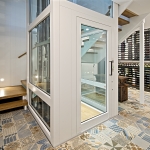 Easy Living Home Elevators: Domus Advantage Lift - White Supporting Tower